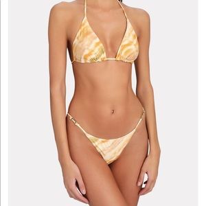 NWT CULT GAIA Amberae Tie-Dye Bikini Bottoms